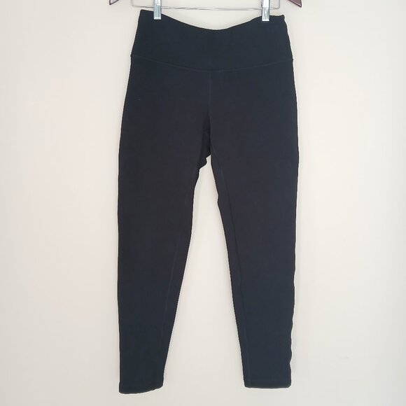 Lululemon Fleece Lined Thermal Tight Black Size 8 - Picture 1 of 6
